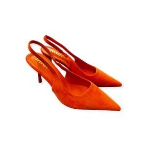 Alternative view of Slingback Γόβα Καστόρινη Πορτοκαλί
