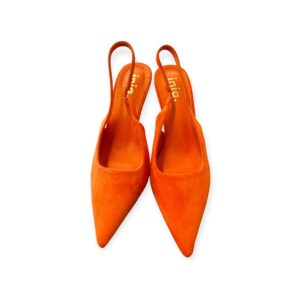 Slingback Γόβα Καστόρινη Πορτοκαλί - Image 3