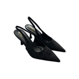 Alternative view of Slingback Γόβα Καστόρινη Μαύρη