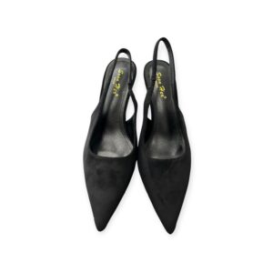 Slingback Γόβα Καστόρινη Μαύρη - Image 3