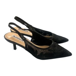 Alternative view of Slingback Γόβα Δαντέλα Μαύρη